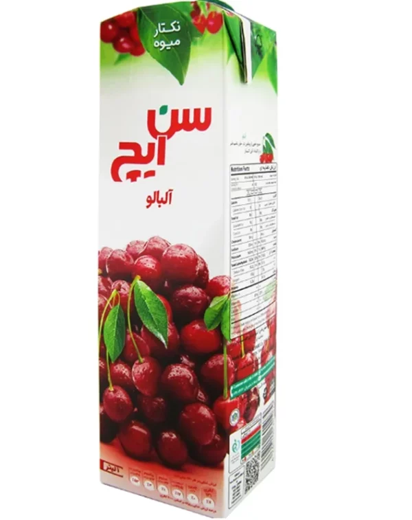 آبمیوه آلبالو 1 لیتری سن ایچ