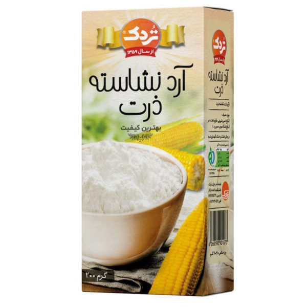 آرد نشاسته ذرت 200 گرمی تردک